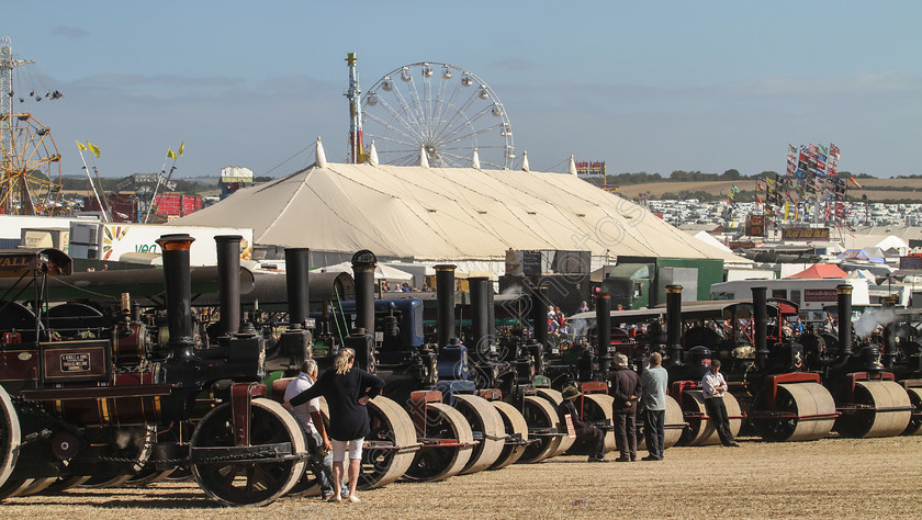 IMG 3183 
 The Great Dorset Steam Fair 2013. Worlds Greatest Roller Gathering. 
 Keywords: Great Dorset Steam Fair 2013 GDSF Traction Engine Heritage Photography Photo Photos British Tarrant Hinton Worlds Greatest Roller Gathering Heavy Haulage Arena Canopy Chimneys Wheel Wheels People Drivers Ferris Wheel