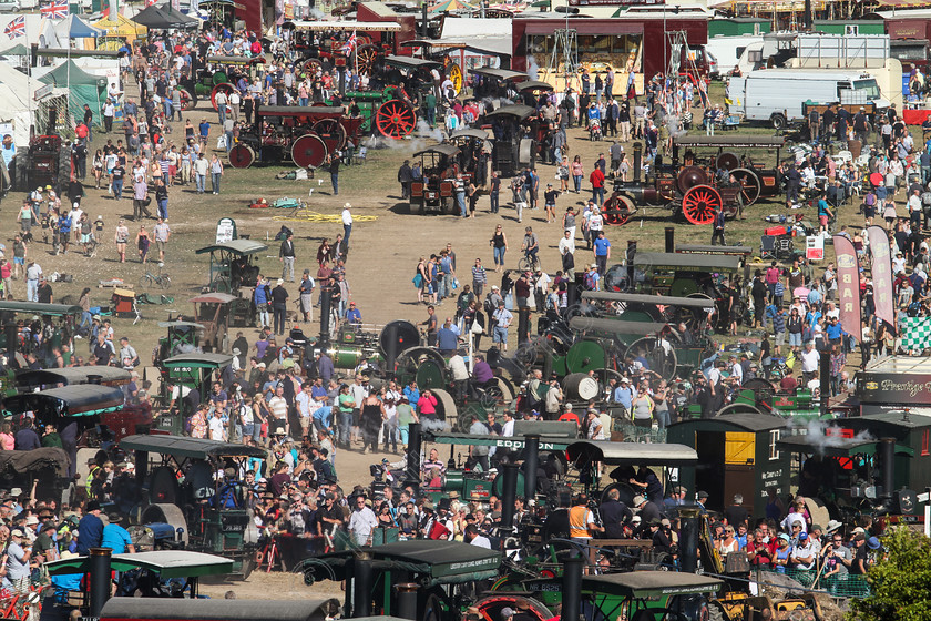 IMG 3125 
 The Great Dorset Steam Fair 2013. View of the Worlds Greatest Roller Gathering. 
 Keywords: Great Dorset Steam Fair 2013 GDSF Traction Engine Heritage Photography Photo Photos British Tarrant Hinton View Worlds Greatest Roller Gathering People Crowds Road