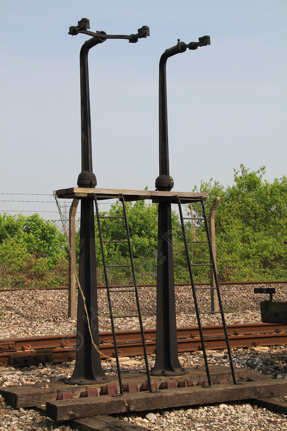 IMG 3275 
 Railway track side post bag apparatus. 
 Keywords: Railway Post Bag Catching Apparatus Track Mail Train Steam Engine
