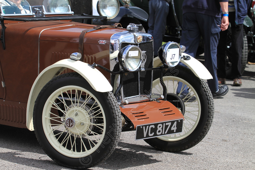 IMG 4937 
 MG 12/12 1931 
 Keywords: MG 12/12 1931 Classic Car Vintage Bonnet Brown Cream Headlights Lamps Radiator Grille Engine Wheel Wheels Tyre Tyres