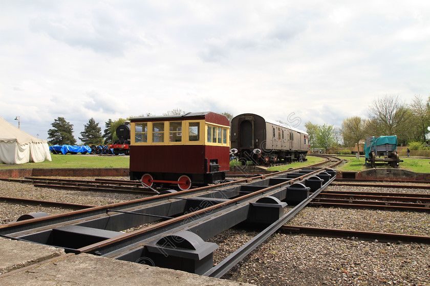 IMG 3238 
 Didcot Railway traverser. 
 Keywords: Didcot Railway Traverser Track Carriage Engine Train