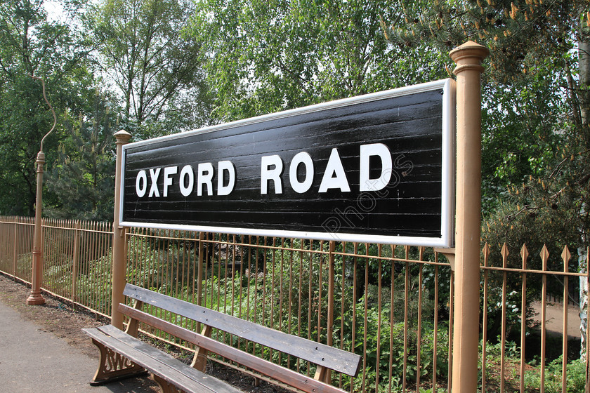 IMG 3144 
 'Oxford Road', station sign. 
 Keywords: Oxford Road Station Sign Platform Track
