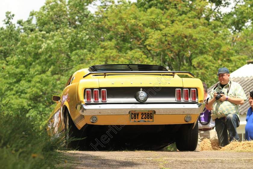 IMG 5165 
 Ford Mustang car, reg no CBY 238G. Brooklands Double 12 Motorsport Festival 2012 Test Hill runs. 
 Keywords: Ford Mustang Car Reg CBY 238G Brooklands Double 12 Twelve Motorsport Festival 2012 Museum Test Hill Car Vintage Classic American Yellow