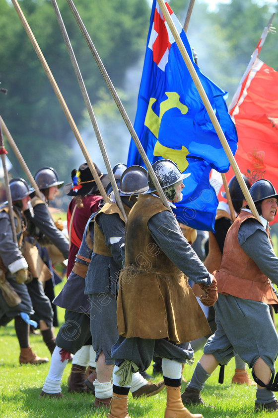 IMG 4592 
 Civil War battle Re-enactment. 
 Keywords: Civil War Battle Re-enactment Reenactment Soldier Soldiers Blenheim Palace Sealed Knot Society Redcoat British Army Battle Of Blenheim 1704 Blues And Royals Musket Shot Weaponry Drill Staff Infantry Cavalry Artillery Uniform