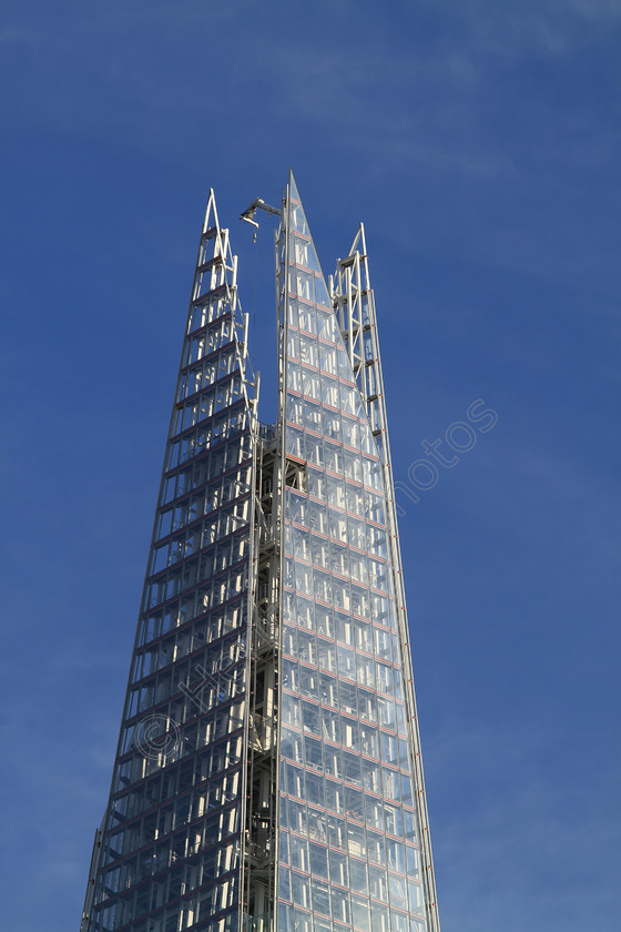 IMG 6023 
 The top of the Shard London, at London Bridge. 
 Keywords: Shard Tower Glass Structure Building London Bridge Tall