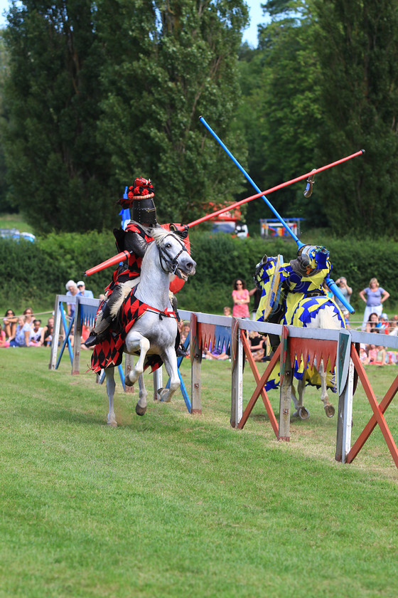 IMG 9137 
 'The Knights Of Royal England', Knights Jousting at Hever Castle 2012. 
 Keywords: Knights Royal England Hever Castle Jousting Mediaeval Lance Horse Knight Helmet Armour Flag Flags Banner Horses Red White Black Yellow Blue Chainmail Suit