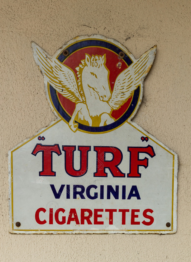 IMG 8367 
 Turf 'Virginia Cigarettes' sign 
 Keywords: Sign Signage Turf Virginia Cigarettes