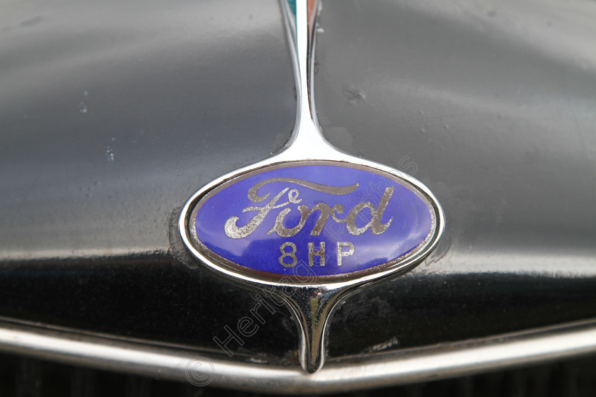 IMG 1446 
 Ford 8HP car badge. 
 Keywords: Ford 8HP Car Badge Logo British American Insignia Classic Vintage Blue Transport Vehicle Driver